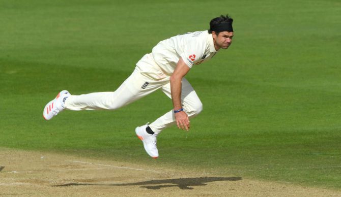 'Not being able to use saliva when there isn't much perspiration will be a problem. Anderson's strength is to pitch it up and get it to swing which leads to caught behinds and slip catches. He looked half the bowler when it stopped swinging'