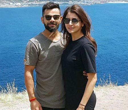 Virat Kohli and Anushka Sharma