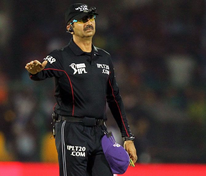 Umpire Anil Chaudhary is part of ICC's international panel of umpires