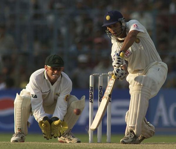 VVS Laxman during his memorable knock of 281 vs Australia at Eden Gardens in 2001