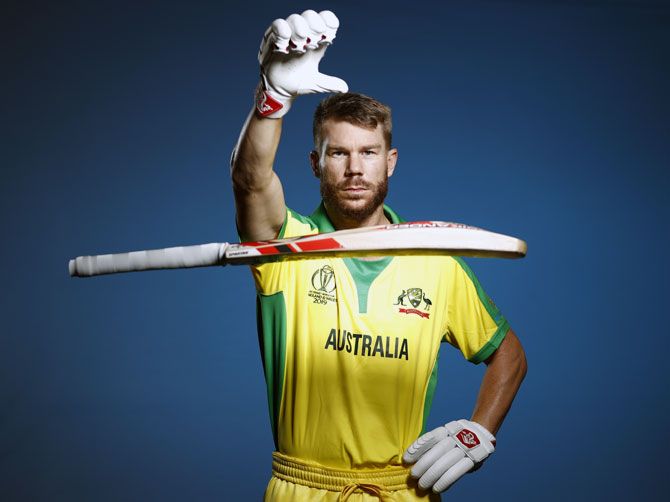 Fit as a fiddle' Warner targets 2023 World Cup in India - Rediff Cricket