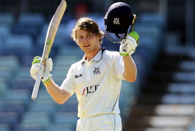 Shaggy-haired 22-year-old opener Will Pucovski has been in red-hot form with the bat, scoring 495 runs in two Sheffield Shield matches