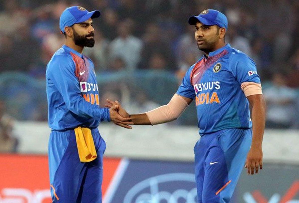 Virat Kohli and Rohit Sharma. Following Mumbai Indians' title win in the IPL, there have been calls to make Rohit the T20I captain.