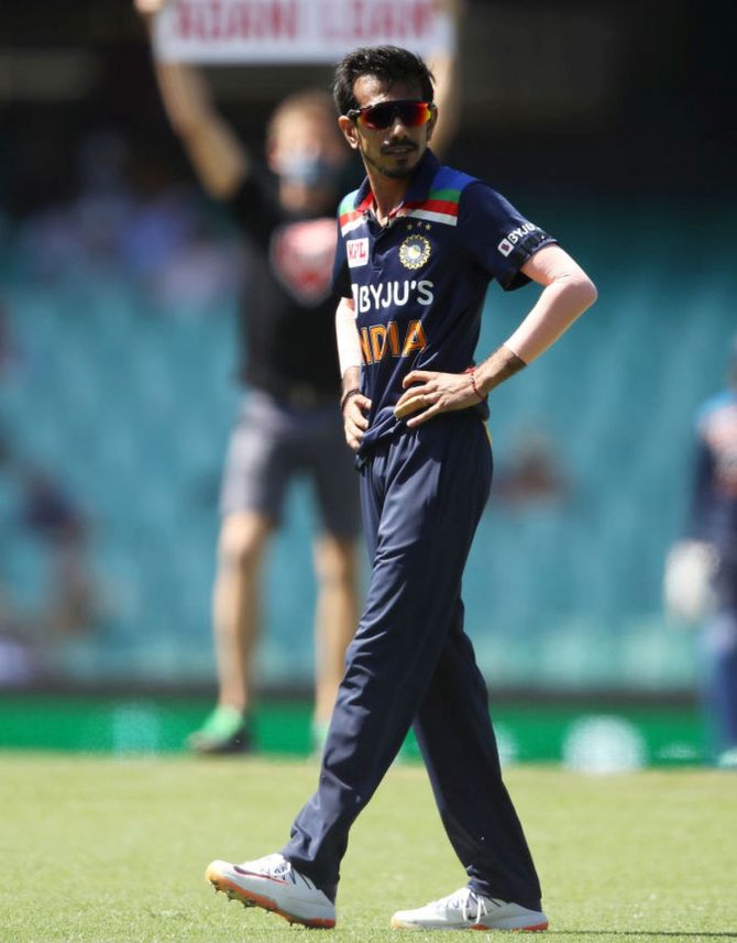 India leggie Yuzvendra Chahal was part of India's white-ball squad for the tour of Australia