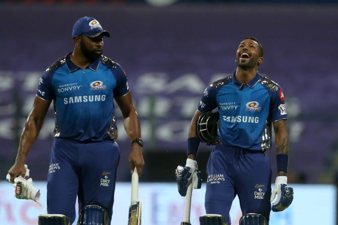 Kieron Pollard and Hardik Pandya 