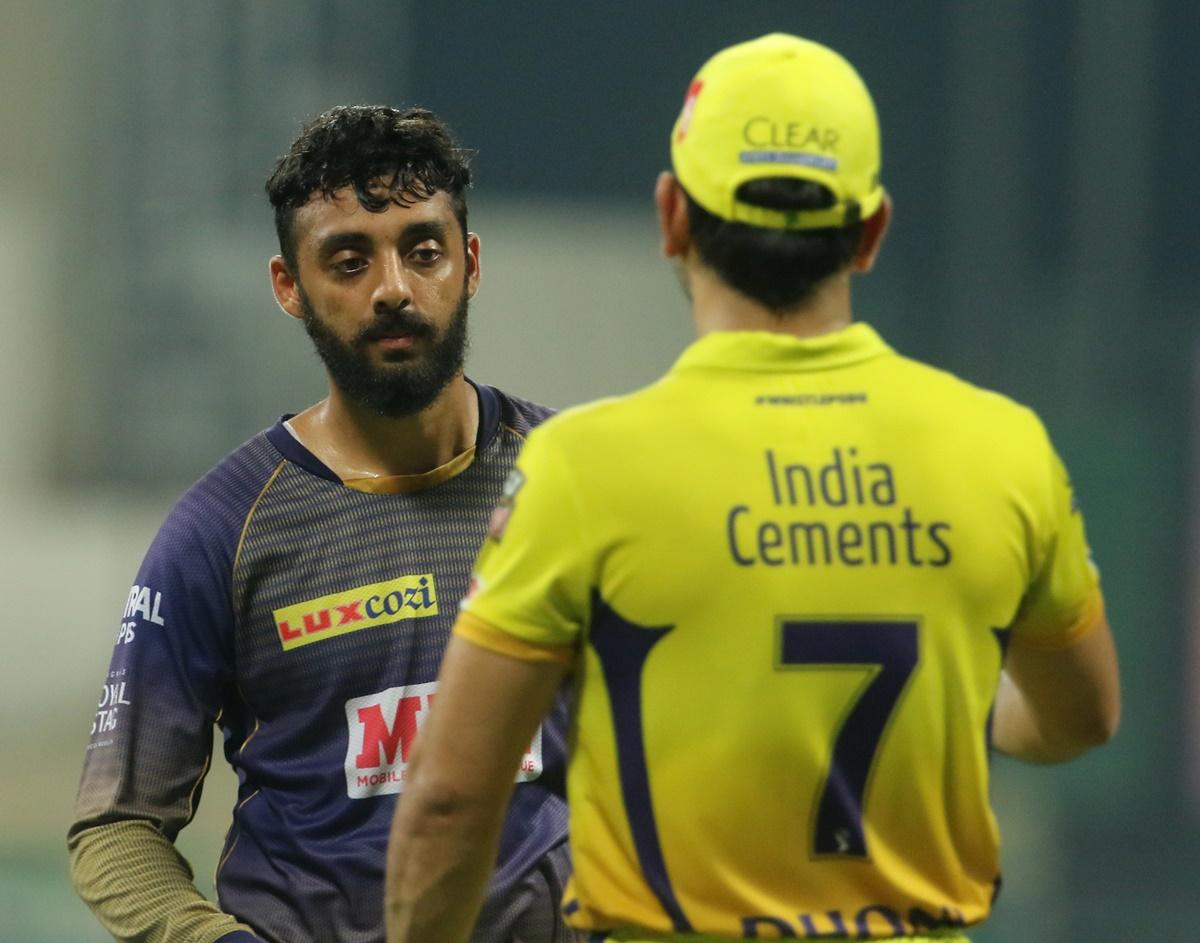 IPL 2020: Varun Chakravarthy reacts after dismissing Dhoni - Rediff Cricket