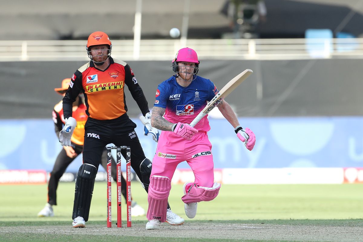 Ben Stokes played his first IPL match this season in Rajasthan Royals' win over SunRisers Hyderabad on Sunday.