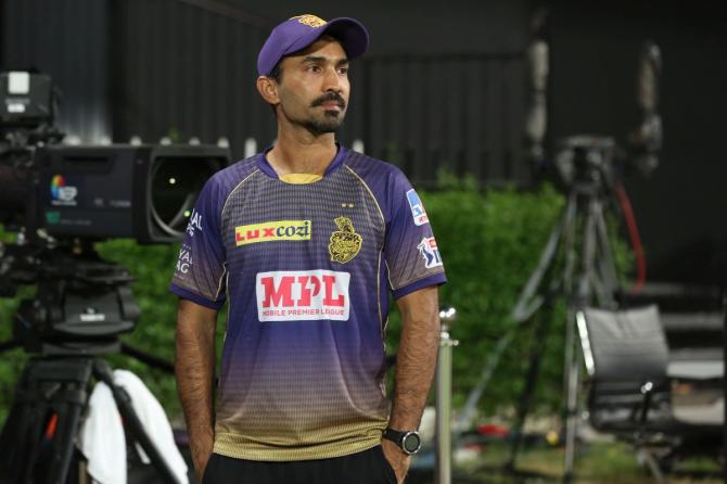 Kolkata Knight Riders' captain Dinesh Karthik