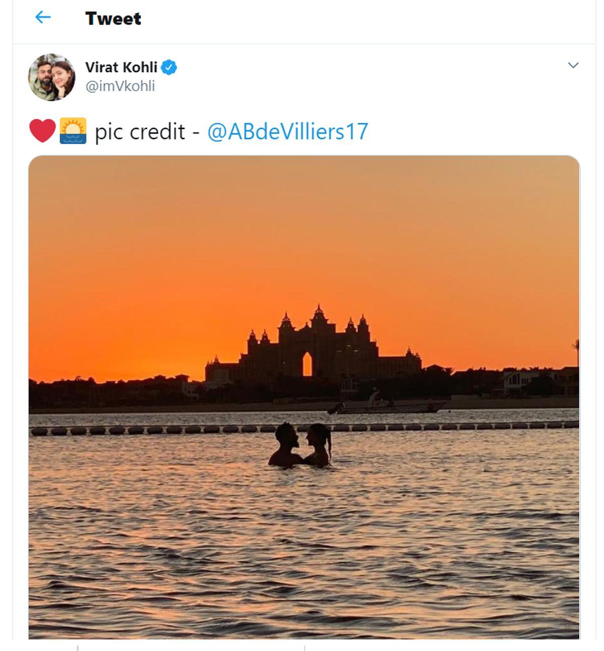 Virat Kohli and Anushka Sharma