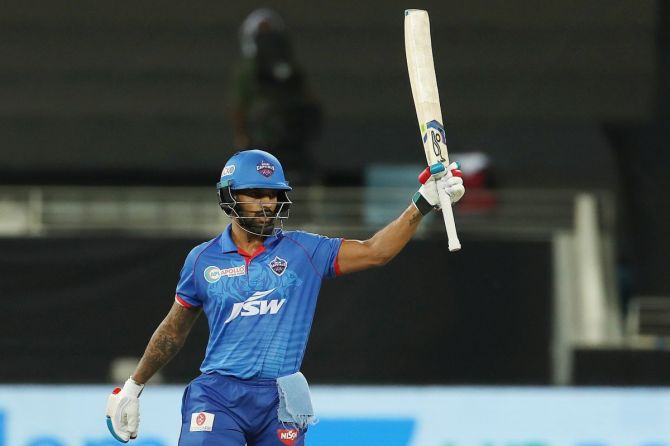 Shikhar Dhawan became the first batsman to hit consecutive centuries in the Indian Premier League