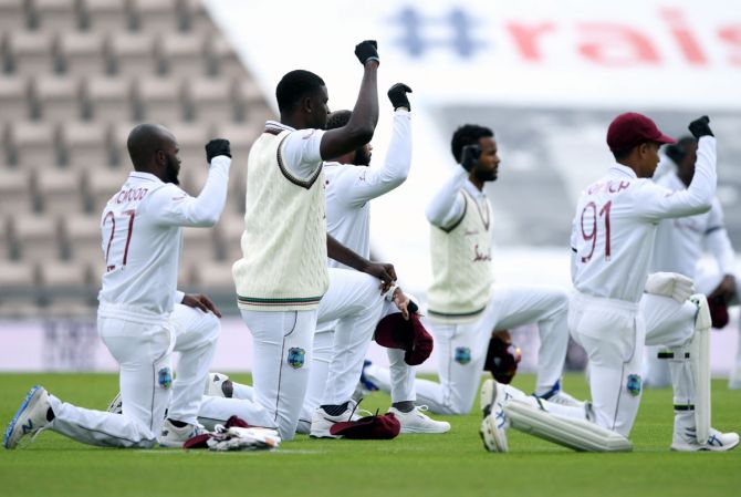 Almost a year ago, West Indies became one of the first two international teams to take a knee in support of Black Lives Matter, a movement that gained momentum after the death of African American George Floyd at the hands of a white police officer last year.