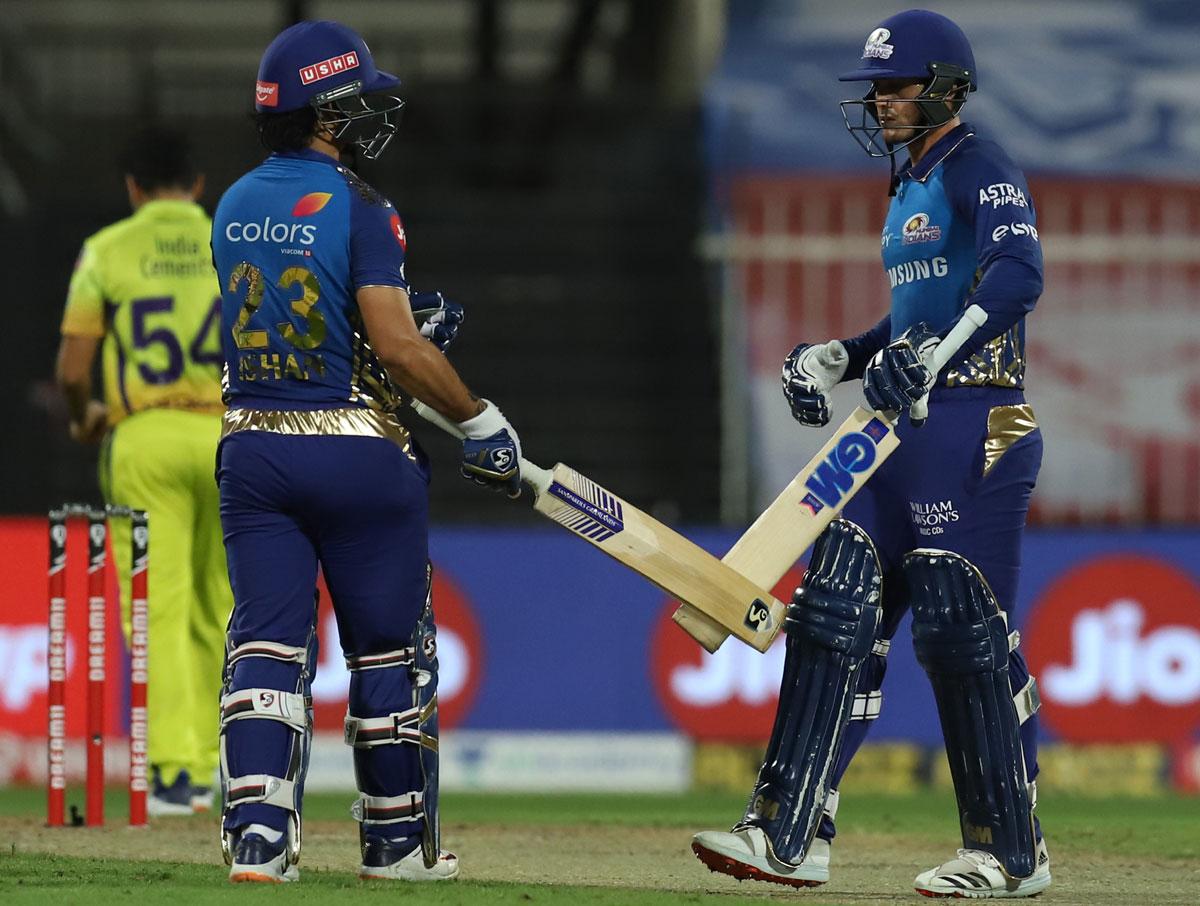 Mumbai Indians openers Ishan Kishan and Quinton de Kock.