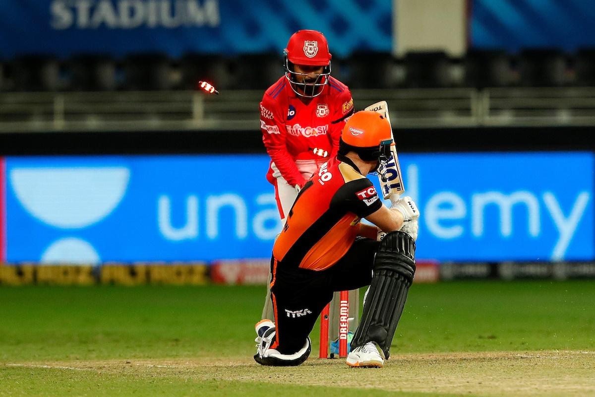 Jonny Bairstow is bowled by Murugan Ashwin