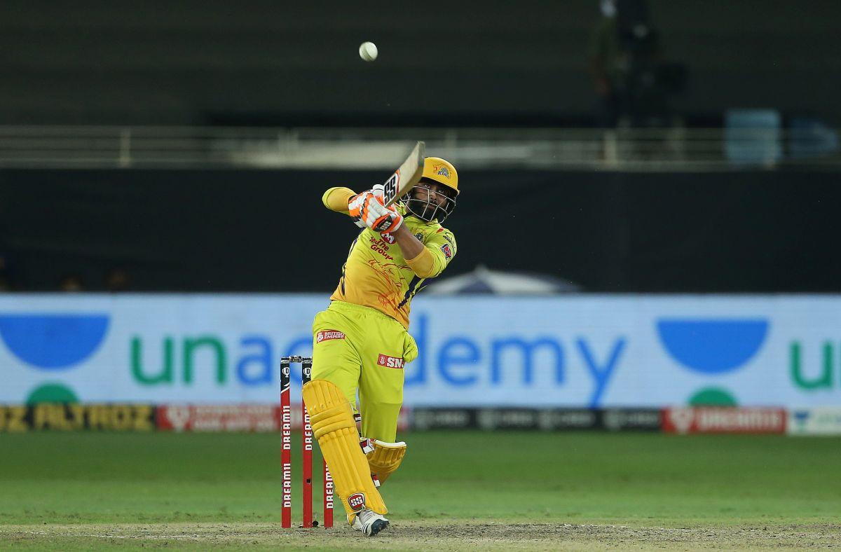 Ravindra Jadeja bats en route his match-winning 31 off 11