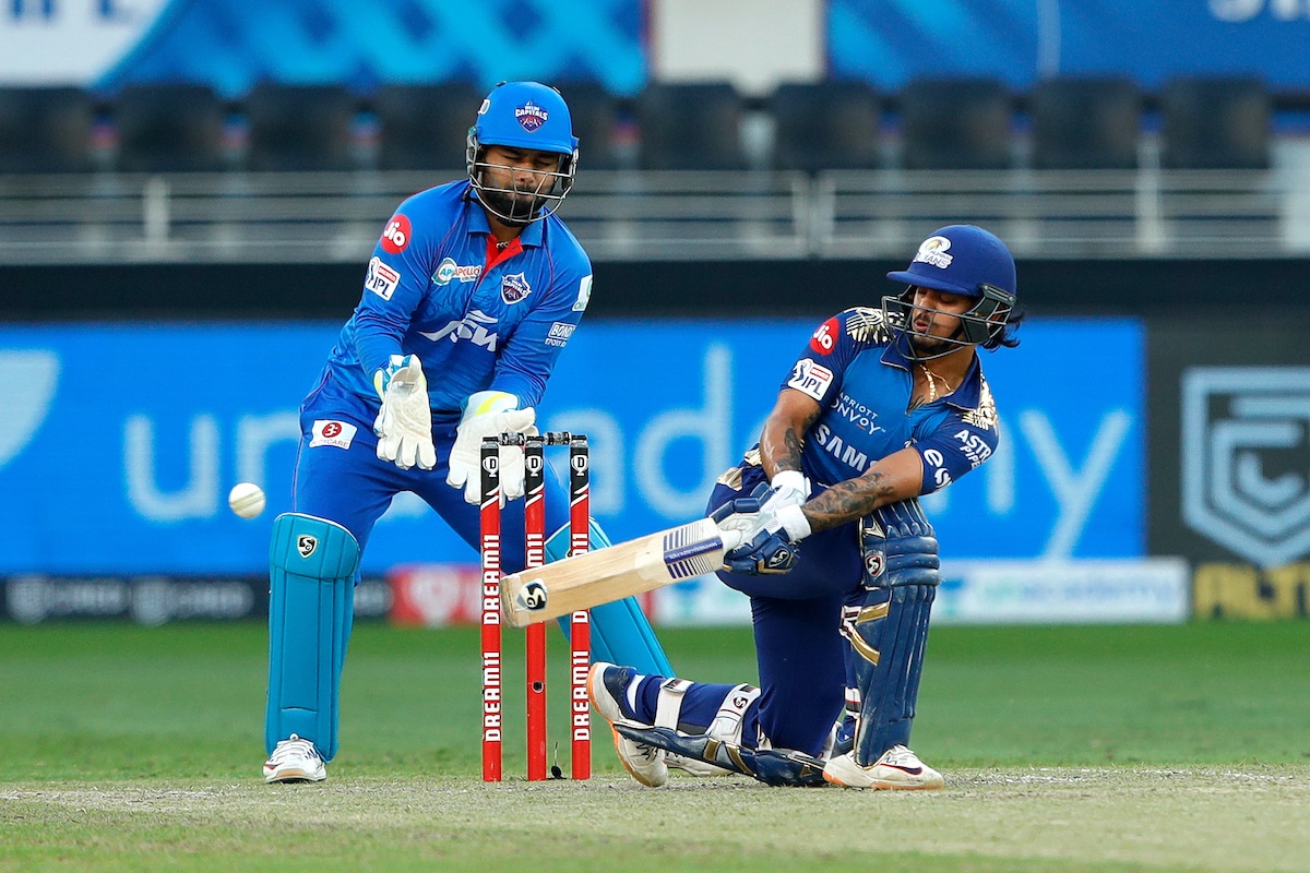 Ishan Kishan during his unbeaten 72 of 47 balls