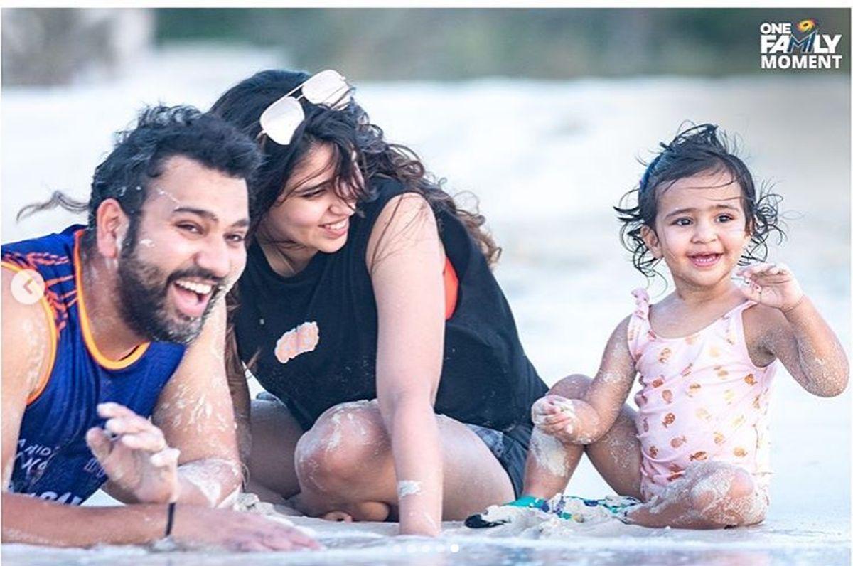 Rohit Sharma and his fam jam 