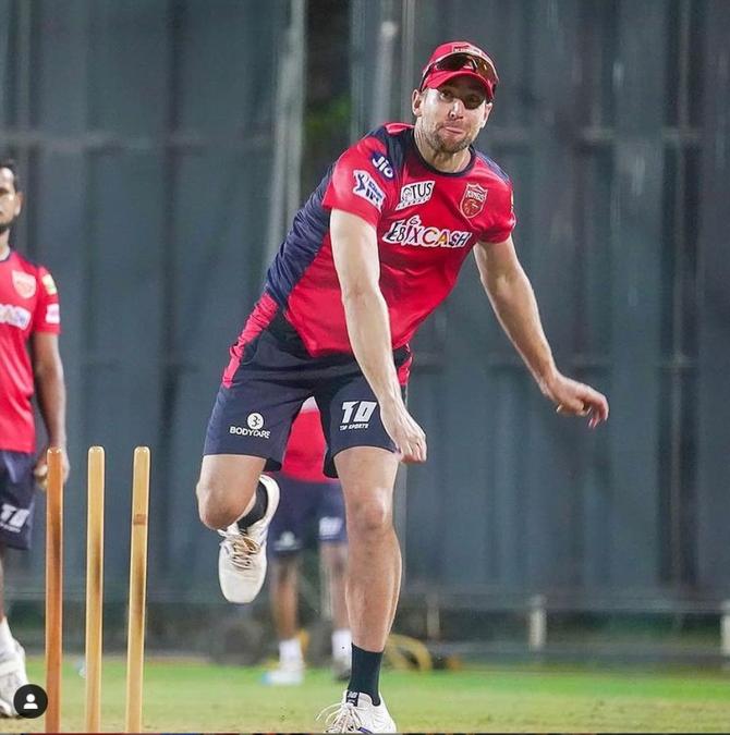 World No 1 batsman Dawid Malan bowls during nets 