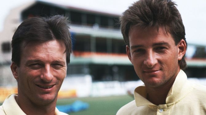 Steve Waugh and Mark Waugh first played together on April 5 1991. They went on to play 108 Tests together