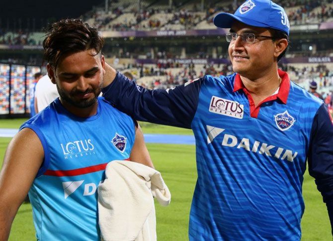 BCCI president Sourav Ganguly pointed to players like Rishabh Pant whose success is down to his fearlessness