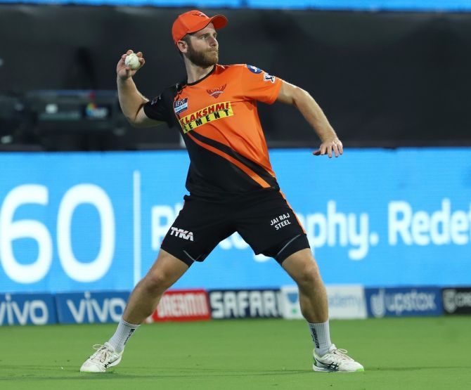 New Zealand's Kane Williamson was named captain of the Sunrisers Hyderabad just before the league was suspended