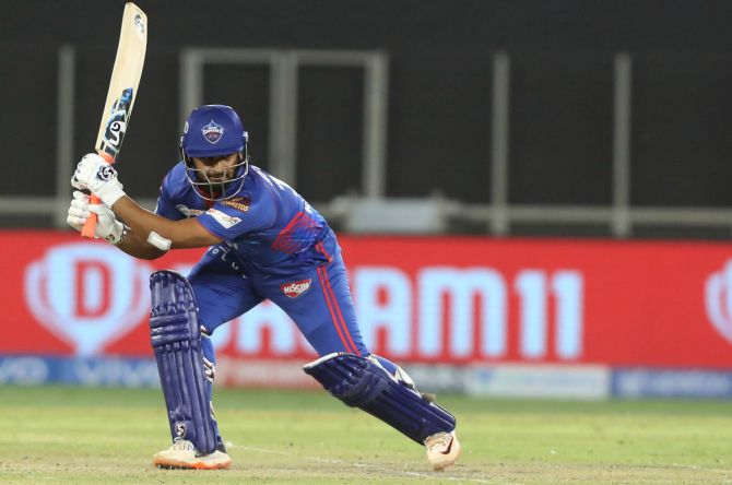 Rishabh Pant scores a boundary