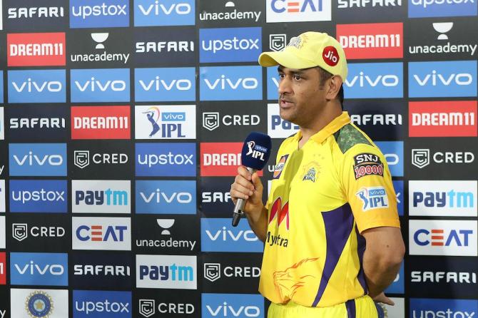 Mahendra Singh Dhoni said 'players have taken up more responsibility this season'