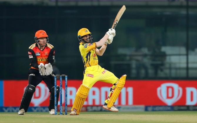 CSK's Ruturak Gaikwad scored a scorching half-century against SRH on Wednesday