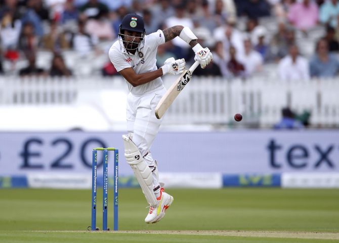 India opener K L Rahul could add just two runs to his overnight total of 127 before being dismissed on Day 2 of the second Test against England, at Lord's, on Friday. 