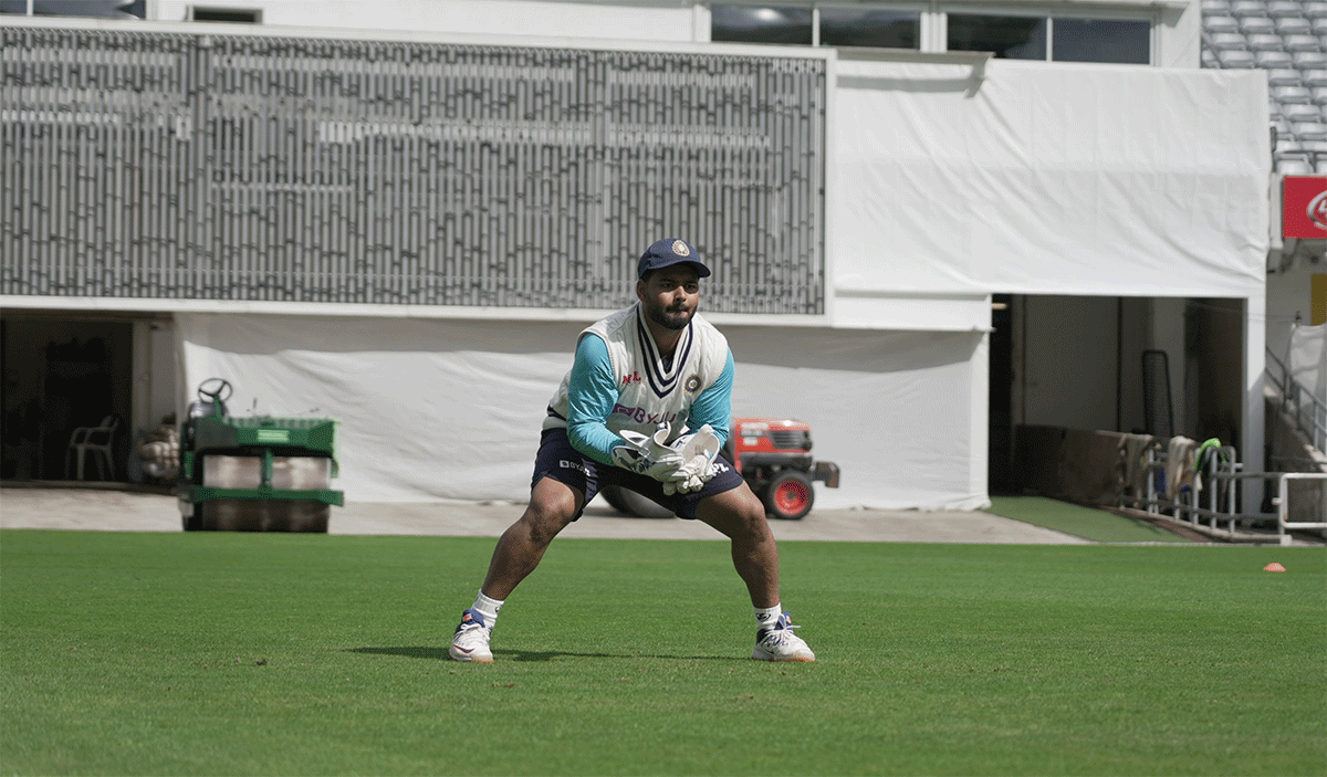 Rishabh Pant goes through the grind