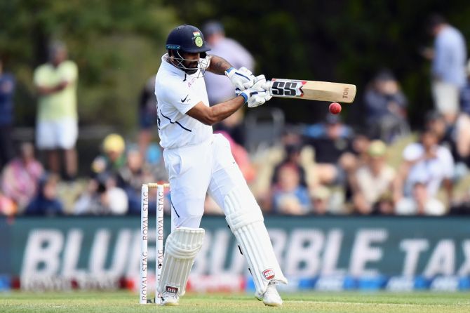 India A's Hanuma Vihari scored 6 fours in an unbeaten 45 off  146 balls against South Africa A on Day 2 of the second unofficial Test, in Bloemfontein, on Wednesday.
