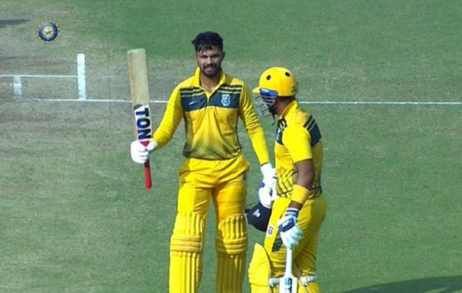 Ruturaj Gaikwad scored his fourth hundred of the tournament.