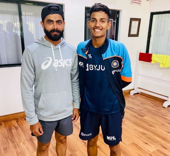 Yash Dhull seen here with Yash Dhull at the NCA on Friday. Dhull, a right-handed middle-order batter, was a leading run-getter in the Vinoo Mankad Trophy earlier this year. He averaged 75.50 for his 302 runs for the Delhi Districts & Cricket Association (DDCA) in the five matches that the team played during the tournament.