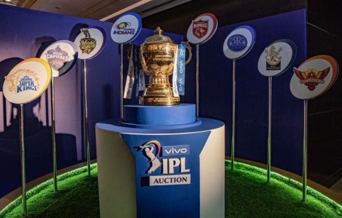 The Indian Premier League trophy