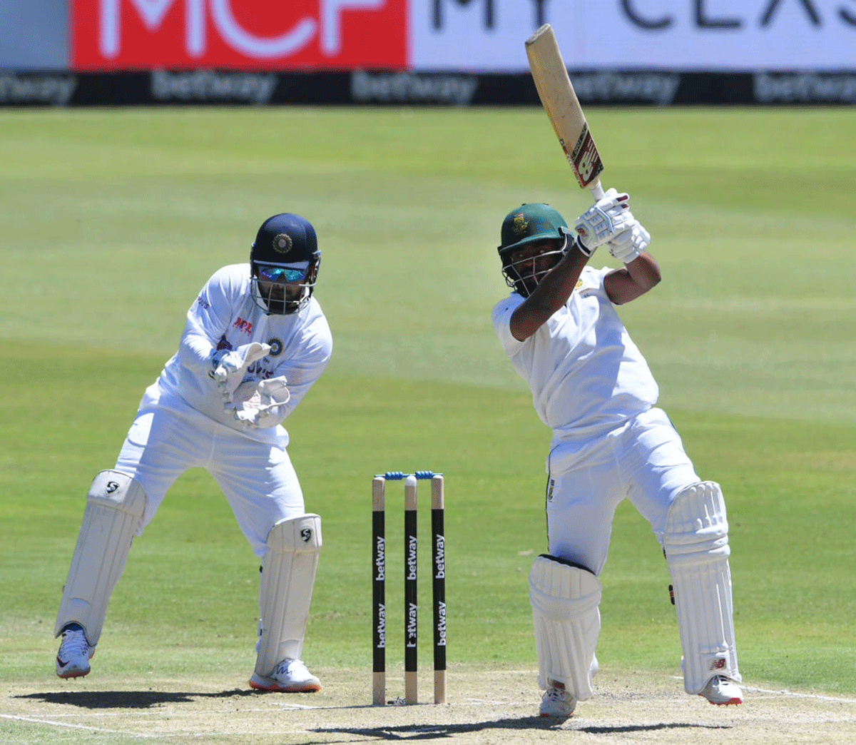 Temba Bavuma top-scored for South Africa in their first innings with 52