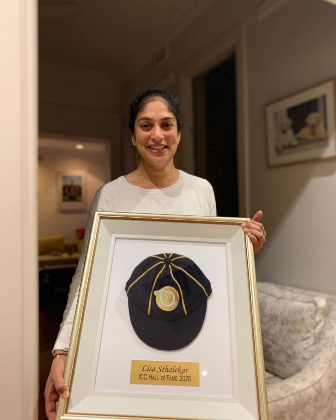 Lisa Sthalekar played her last match in 2013 and was inducted into the ICC Cricket Hall of Fame in August 2020