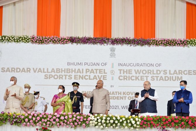 Also present on the occasion was Home Minister Amit Shah and Sports Minister Kiren Rijiju along with a host of other dignitaries.