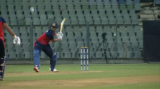 Nitish Rana scored 66 for Delhi, but in vain