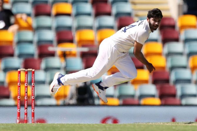 Shardul Thakur took three wickets in Australia's first innings