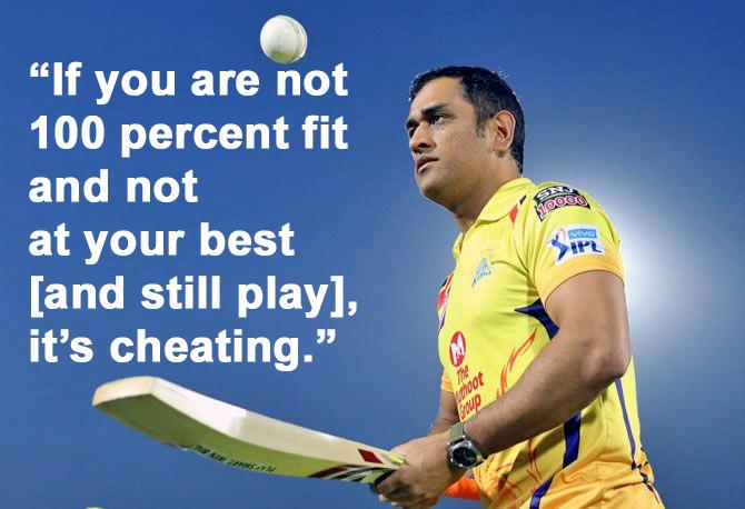 Dhoni quotes 