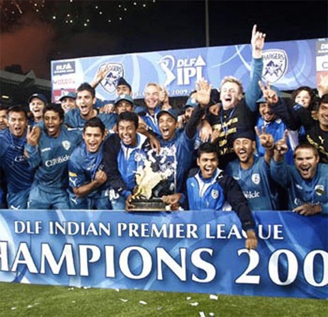 Deccan Chargers had also won the 2009 edition of the IPL, under the captaincy of Adam Gilchrist
