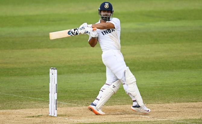 Rishabh Pant was India's top scorer in the second innings with 41 runs