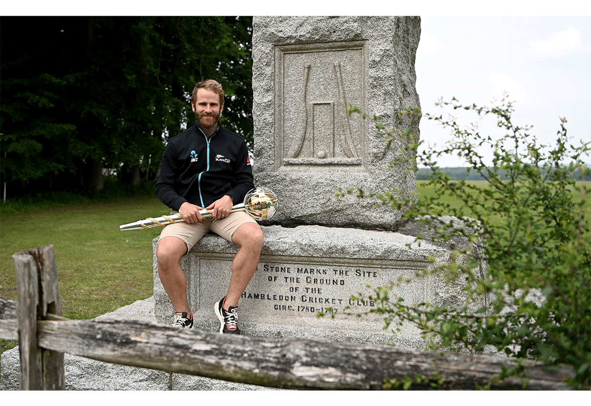 Kane Williamson at the Hambledon Cricket Club