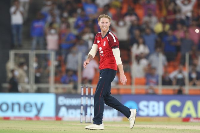Ben Stokes celebrates the wicket of Rishabh Pant