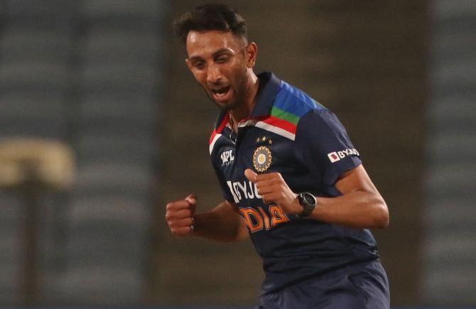 Pace bowler Prasidh Krishna took 4/54 to register the best figures by an Indian bowler on ODI debut