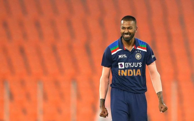 In the T20Is against England earlier this year, Hardik Pandya was used as an extra option in the bowling department but didn't bowl in the ODI series that followed