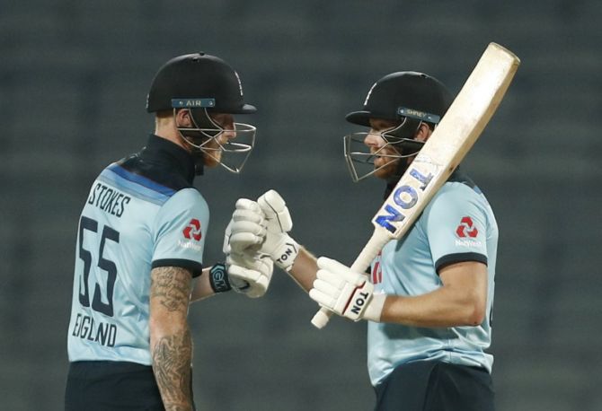 Ben Stokes and Jonny Bairstow put on a 137-run stand to help England chase down a massive 337-run target in the 2nd ODI against India in Pune on Friday