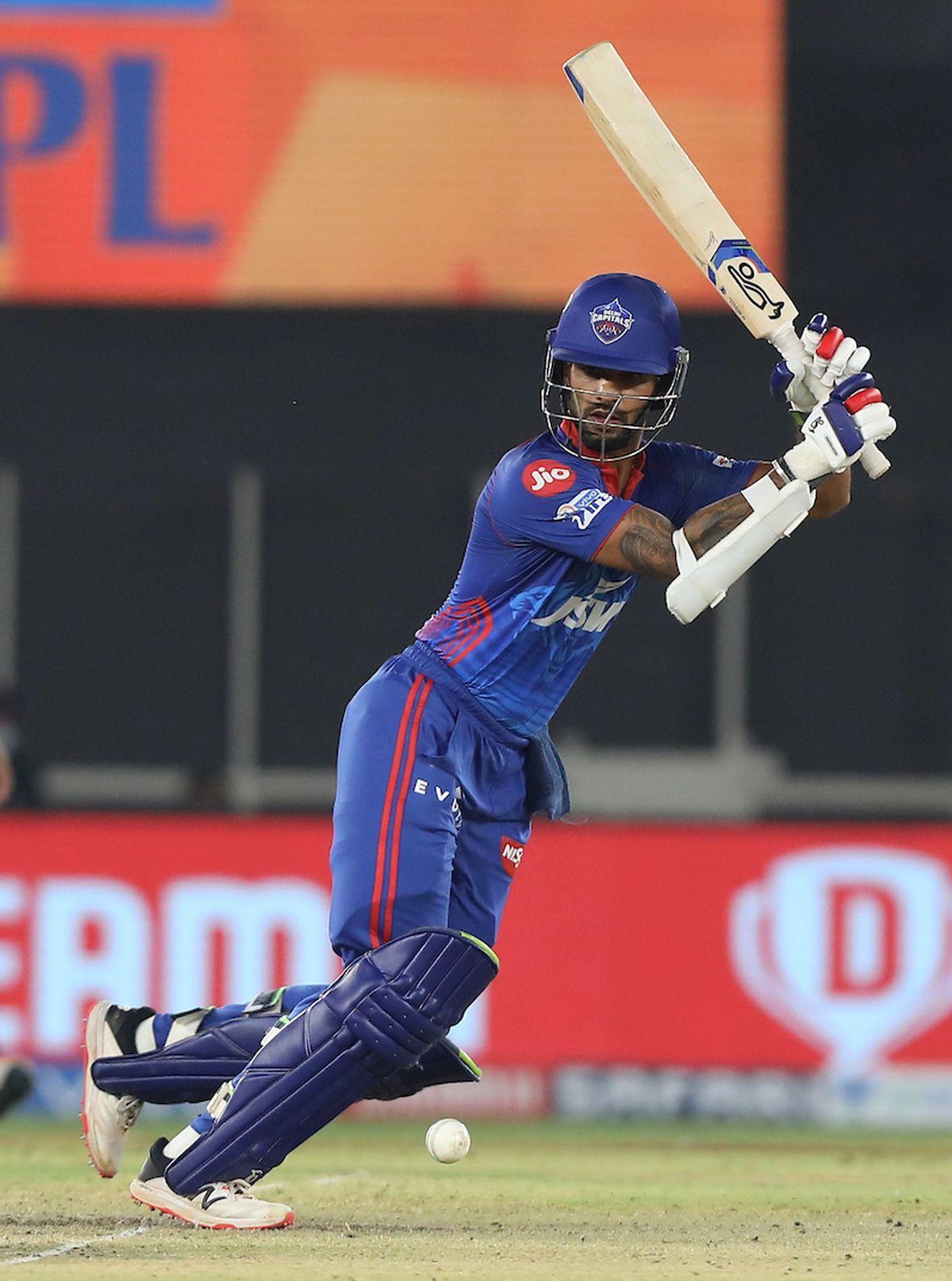 Shikhar Dhawan made 68 not as he guided Delhi Capitals to a 7-wicket win on Sunday