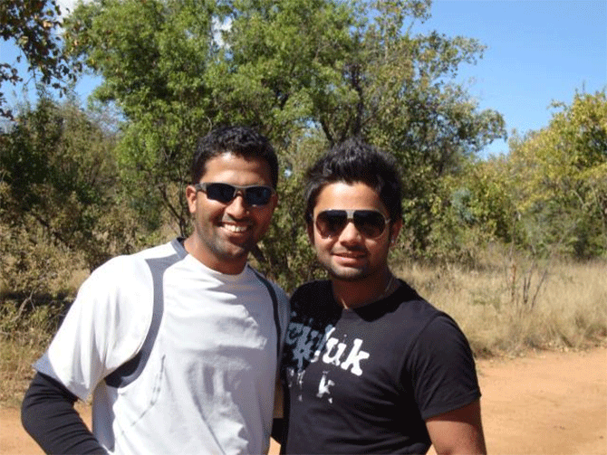 Wasim Jaffer with Virat Kohli in this throwback photo