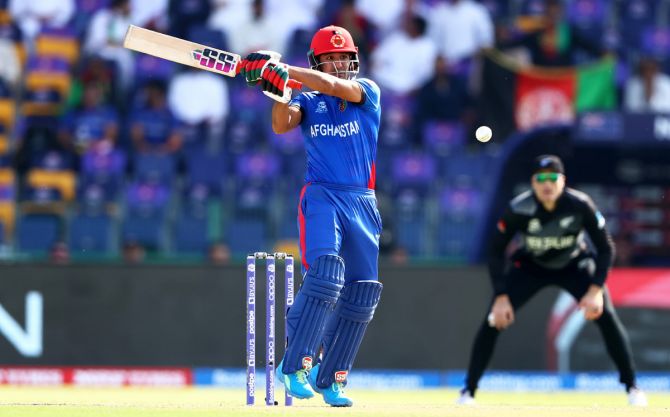 Najibullah Zadran's power-packed 73 off 48 balls, which included 6 fours and 3 sixes, enabled Afghanistan put up a fighting total.