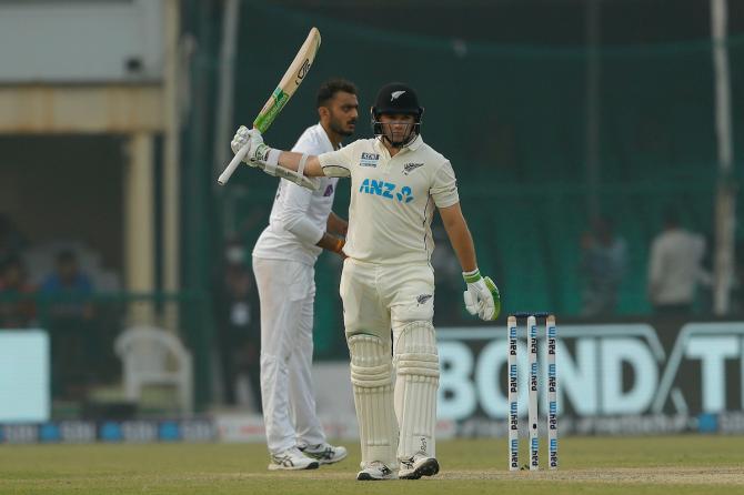 Tom Latham celebrates his half century.